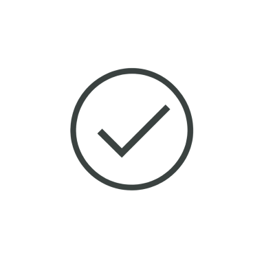 Icon das die Freigabe symbolisiert