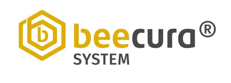 Hier wird das Logo von Beecura dargestellt